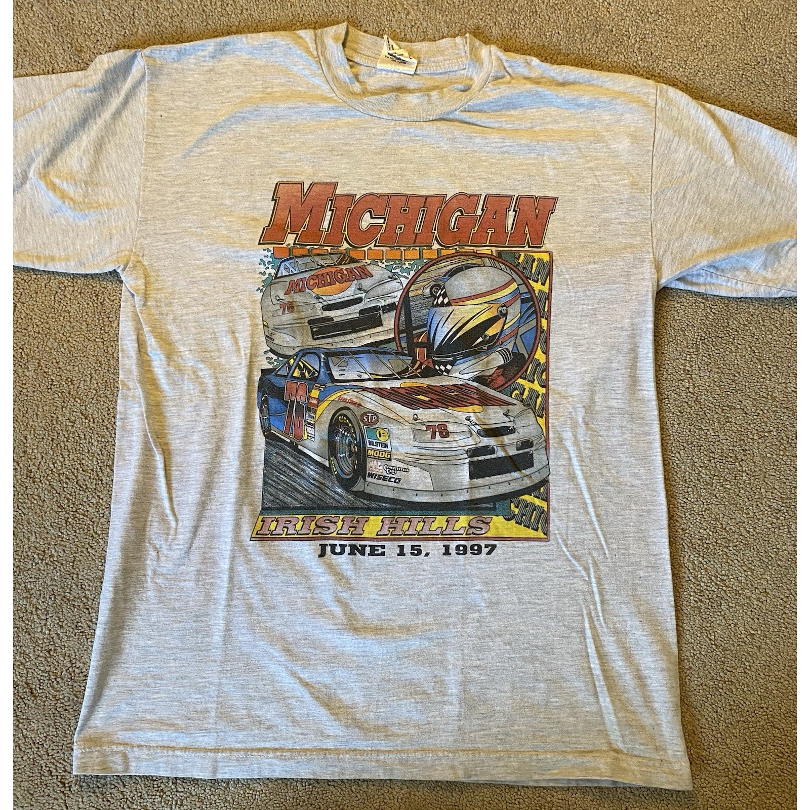 Vintage 1997 Michigan Speedway Nascar Racing Tshirt